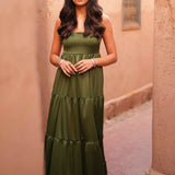VESTIDO 'GIGI' VERDE OLIVA