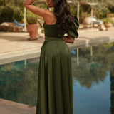 CONJUNTO 'JUSTINE' VERDE OLIVA
