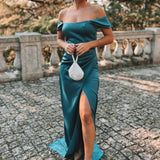 VESTIDO 'VITORIA' AZUL OCEANO