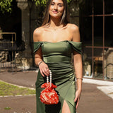 VESTIDO 'VITORIA' VERDE OLIVA