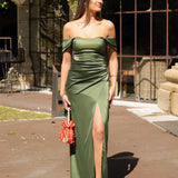 VESTIDO 'VITORIA' VERDE OLIVA