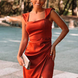 VESTIDO 'VITORIA' TIJOLO