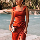 VESTIDO 'VITORIA' TIJOLO