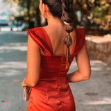VESTIDO 'VITORIA' TIJOLO