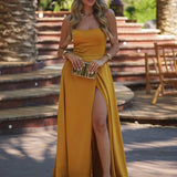 VESTIDO 'SAMANTHA' MOSTARDA