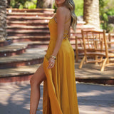 VESTIDO 'SAMANTHA' MOSTARDA
