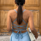 VESTIDO 'SAMANTHA' AZUL SERENITY
