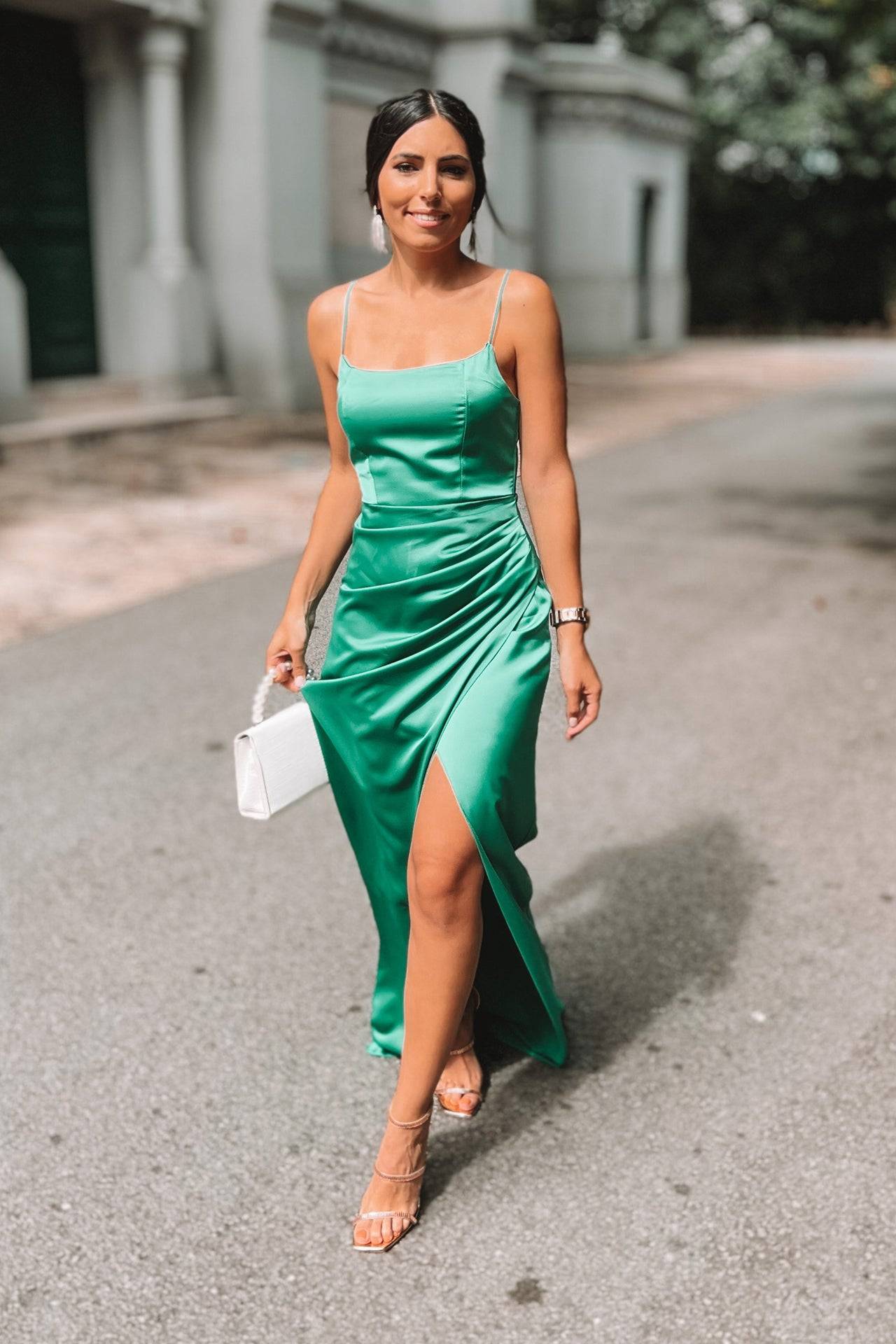 VESTIDO 'MADISON' VERDE ESMERALDA