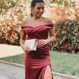 VESTIDO 'NICOLETTE' BORDÔ