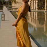 VESTIDO 'DELILAH' MOSTARDA