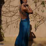 VESTIDO 'DELILAH' PETRÓLEO