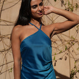 VESTIDO 'DELILAH' PETRÓLEO