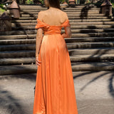 VESTIDO 'BELLA' LARANJA
