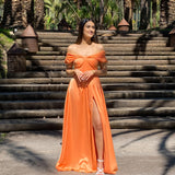 VESTIDO 'BELLA' LARANJA