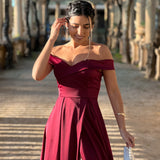 VESTIDO 'AMARI' BORDÔ