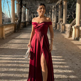 VESTIDO 'AMARI' BORDÔ