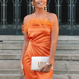 VESTIDO 'VALERIE' LARANJA