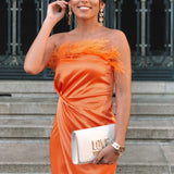 VESTIDO 'VALERIE' LARANJA