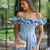VESTIDO 'MARYA' AZUL SERENITY