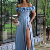VESTIDO 'MARYA' AZUL SERENITY