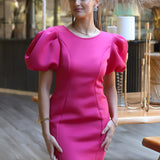 VESTIDO 'MELROSE' FUCSIA