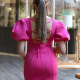 VESTIDO 'MELROSE' FUCSIA