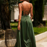 VESTIDO 'SASA' VERDE OLIVA