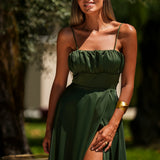VESTIDO 'SASA' VERDE OLIVA