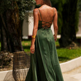 VESTIDO 'SASA' VERDE OLIVA