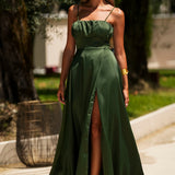 VESTIDO 'SASA' VERDE OLIVA