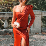 VESTIDO 'GARDÉNIA' TIJOLO