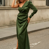 VESTIDO 'GARDÉNIA' VERDE OLIVA