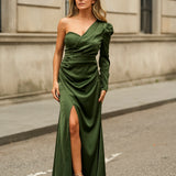 VESTIDO 'GARDÉNIA' VERDE OLIVA