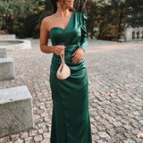 VESTIDO 'GARDÉNIA' VERDE GARRAFA