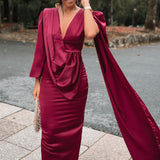 VESTIDO 'FRANCIS' BURGUNDY