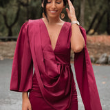 VESTIDO 'FRANCIS' BURGUNDY