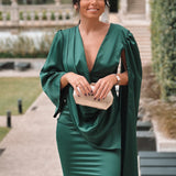 VESTIDO 'FRANCIS' VERDE GARRAFA
