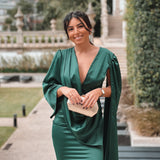VESTIDO 'FRANCIS' VERDE GARRAFA