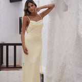 KLEID 'MADDY' BUTTERGELB