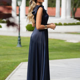 VESTIDO 'SALOMÉ' AZUL MARINHO