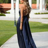 VESTIDO 'SALOMÉ' AZUL MARINHO