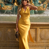 VESTIDO 'FOSTER' AMARELO