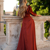 Robe 'Jolene' Terracotta Foncé