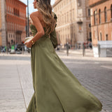 VESTITO 'JOLENE' VERDE OLIVA