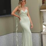 VESTIDO 'NURIAH' VERDE PASTEL