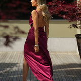 VESTIDO 'LOVE LETTER' BORDÔ