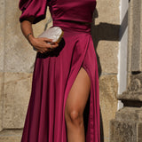 ENSEMBLE 'JUSTINE' BORDEAUX