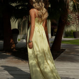 VESTIDO 'SHARMA' AMARELO PASTEL