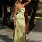 VESTIDO 'SHARMA' AMARELO PASTEL