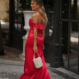VESTIDO 'MANON' VERMELHO